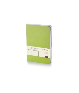 Блокнот А5 «Megapolis Flex» soft-touch салатовый