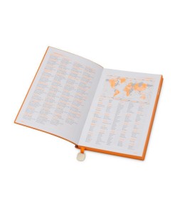 Ежедневник А5 недатированный «Mercury» темно-синий navy