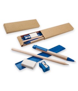 Набор канцелярский (карандаш, стирка, точилка, линейка)